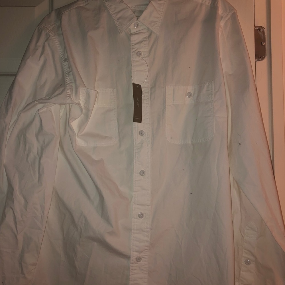 White J. Crew Button Down